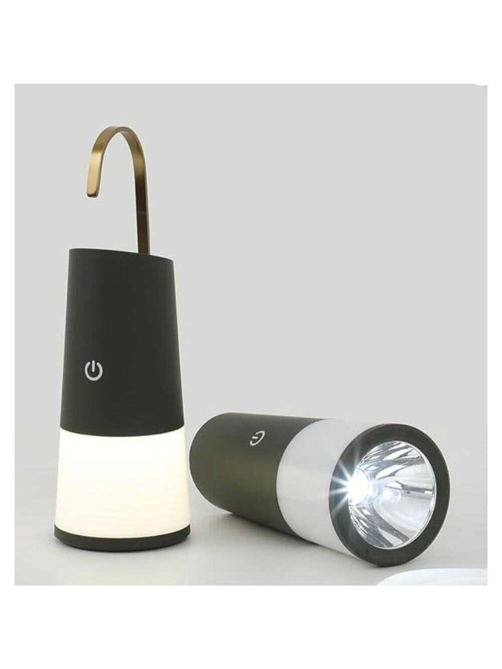 Camping Lantern LED Dual Function Battery with Metal Hook